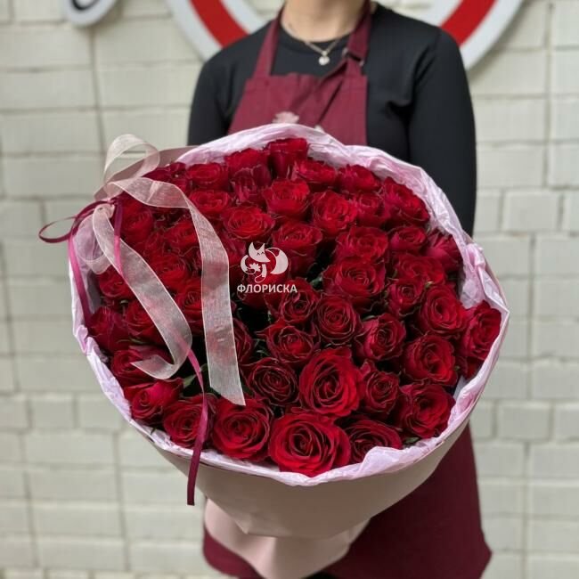 Букет с розами &laquo;Восхищение&raquo;