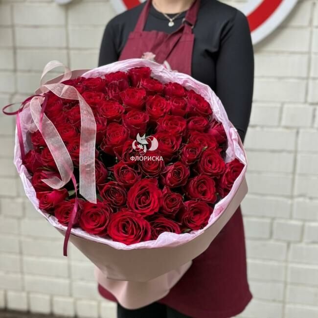 Букет с розами &laquo;Восхищение&raquo;