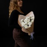 Букет с хризантемой &laquo;Совершенный&raquo;