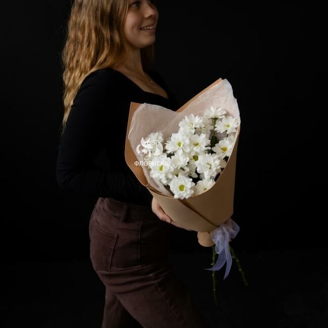 Букет с хризантемой &laquo;Совершенный&raquo;