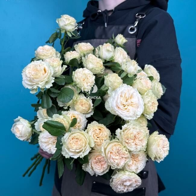 Кустовая роза &laquo;Крем&raquo;