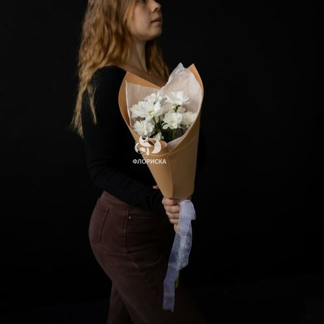 Букет из хризантем &laquo;Ангел&raquo;