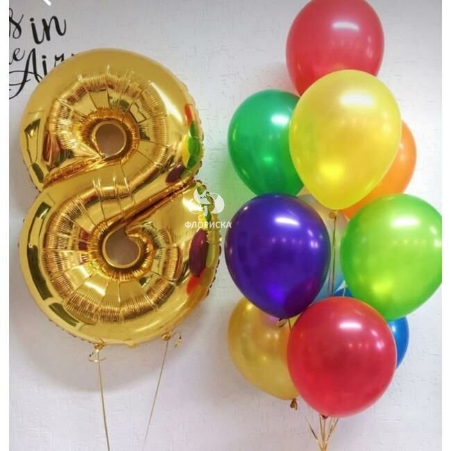 Композиция из шаров &laquo;8&raquo;