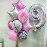 Композиция из шаров &laquo;9&raquo;