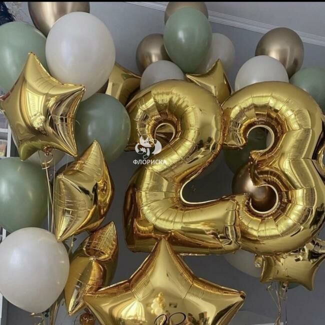 Композиция из шаров &laquo;23&raquo;