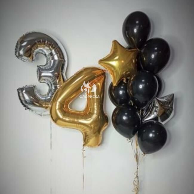 Композиция из шаров &laquo;34&raquo;