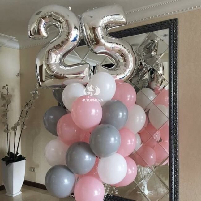 Композиция из шаров &laquo;25&raquo;