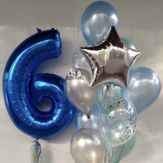 Композиция из шаров &laquo;6&raquo;