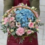 Цветочная композиция &laquo;Голубые грёзы&raquo;