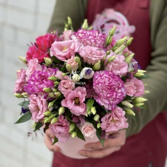 Цветы в коробке &laquo;Яркая жизнь&raquo;