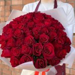 Букет с розами &laquo;Сладкий поцелуй&raquo;