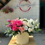 Цветы в коробке &laquo;Градиент&raquo;