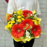 Сборный букет &laquo;Оранжевые грезы&raquo;