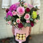 Цветы в коробке &laquo;Цветочный вальс&raquo;