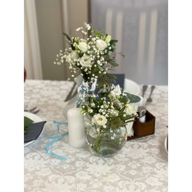 Оформление свадьбы живыми цветами