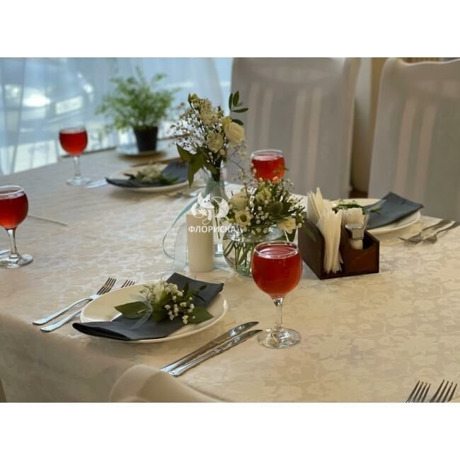 Оформление свадьбы живыми цветами