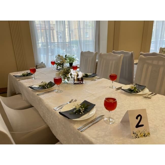 Оформление свадьбы живыми цветами