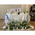 Оформление свадьбы живыми цветами