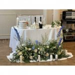 Оформление свадьбы живыми цветами