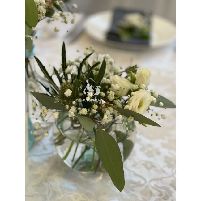 Оформление свадьбы живыми цветами