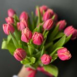 Букет из пионовидных тюльпанов &laquo;Бодрое утро&raquo;