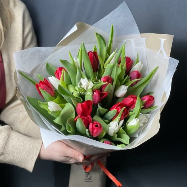 Букет с тюльпанами &laquo;Весна пришла&raquo;