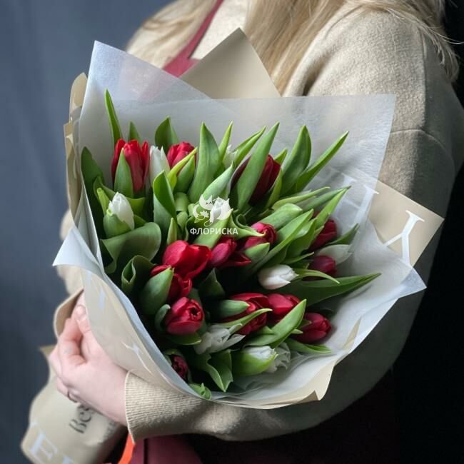 Букет с тюльпанами &laquo;Весна пришла&raquo;