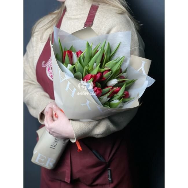 Букет с тюльпанами &laquo;Весна пришла&raquo;