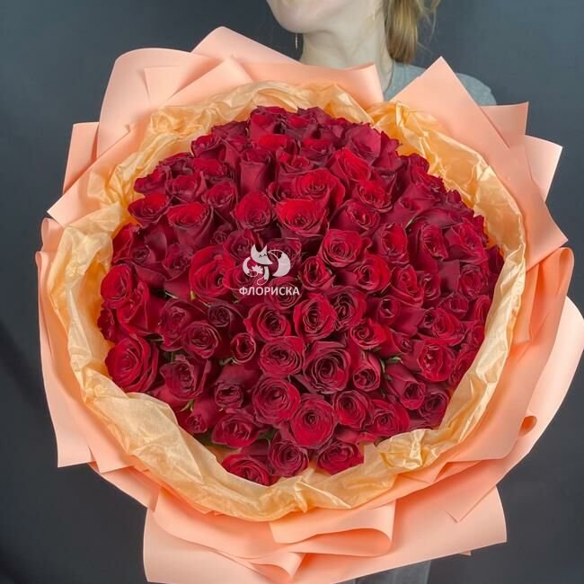 Букет из 101 розы &laquo;Сны о тебе&raquo;