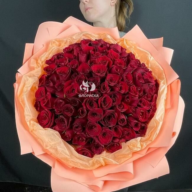 Букет из 101 розы &laquo;Сны о тебе&raquo;