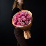 Букет с хризантемами &laquo;Эва&raquo;