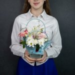 Цветочная композиция &laquo;В 1 класс&raquo;