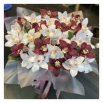 Орхидеи в коробке &laquo;Мелания&raquo;