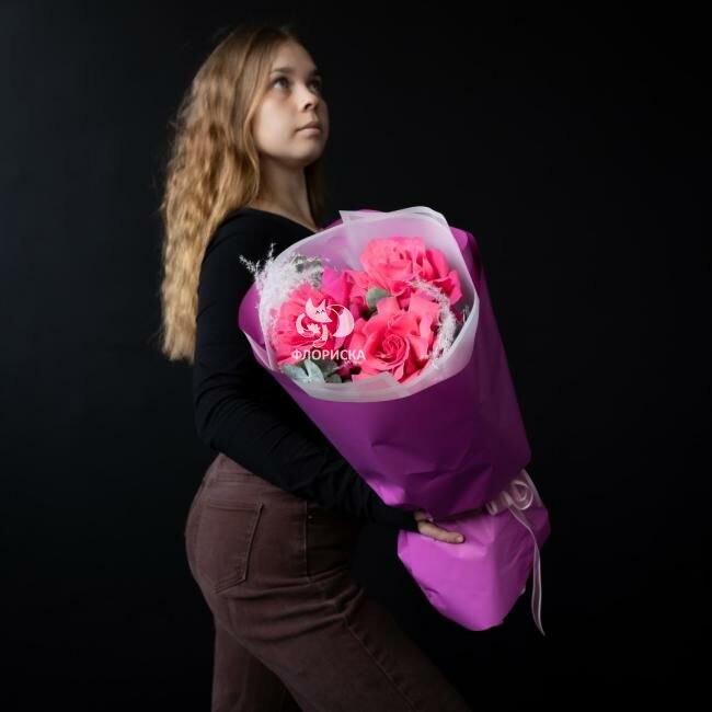 Букет с французскими розами &laquo;Азат&raquo;