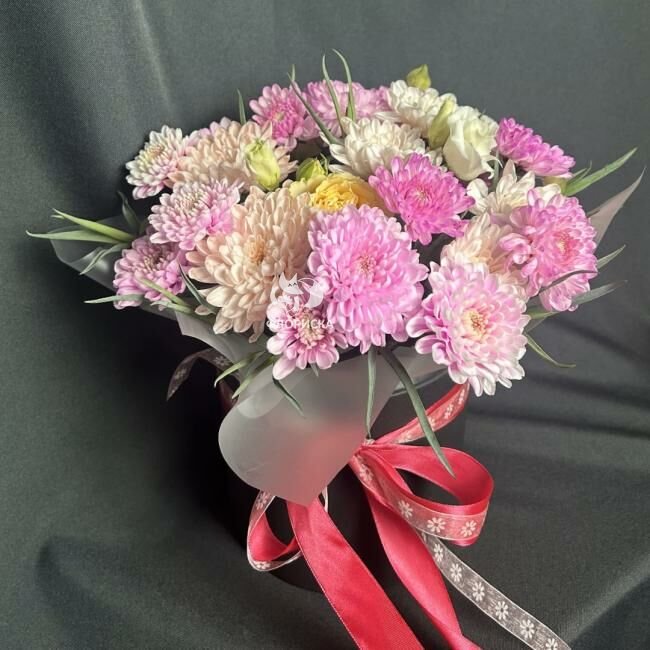 Цветы в коробке &laquo; Нежный взгляд&raquo;