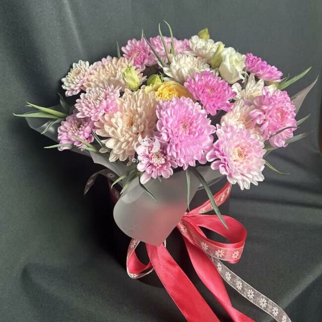 Цветы в коробке &laquo; Нежный взгляд&raquo;