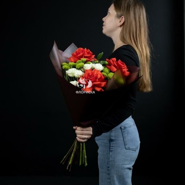 Сборный букет &laquo;Весенний туман&raquo;