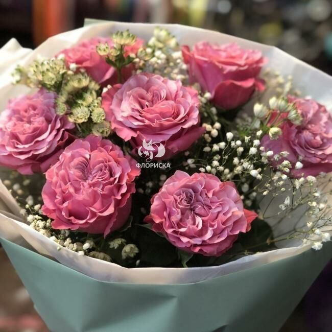 Букет с розами &laquo;Аромат&raquo;