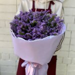 Букет из 51 статицы &laquo;Лавандовый раф&raquo;