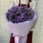 Букет из 51 статицы &laquo;Лавандовый раф&raquo;