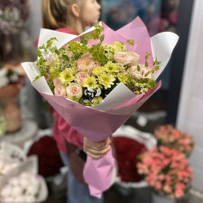 Сборный букет &laquo;Ты моя пушистая&raquo;