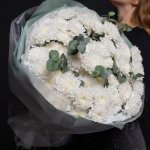 Букет с хризантемами &laquo;Мой ангел&raquo;