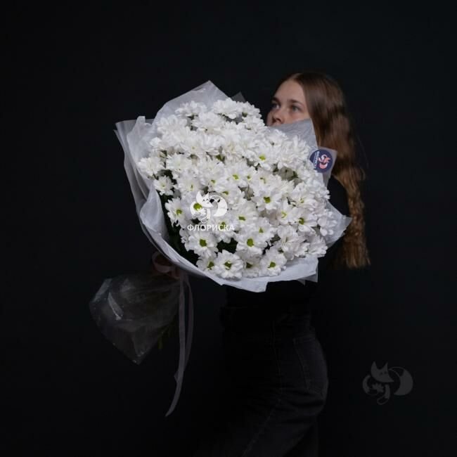 Букет с хризантемами &laquo;Искренние чувства&raquo;