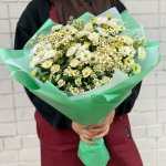 Букет с ромашками &laquo;День семьи&raquo;