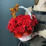 Цветочная композиция  &laquo;Армейская Звезда&raquo;