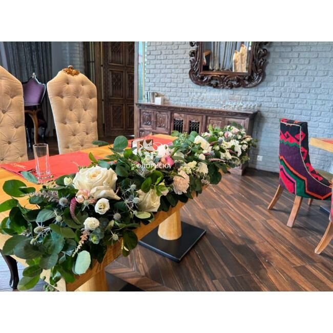 Свадебная композиция на стол &laquo;Гранат&raquo;