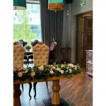 Свадебная композиция на стол &laquo;Гранат&raquo;