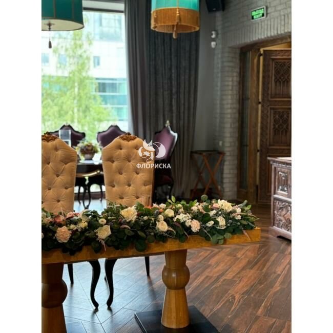 Свадебная композиция на стол &laquo;Гранат&raquo;