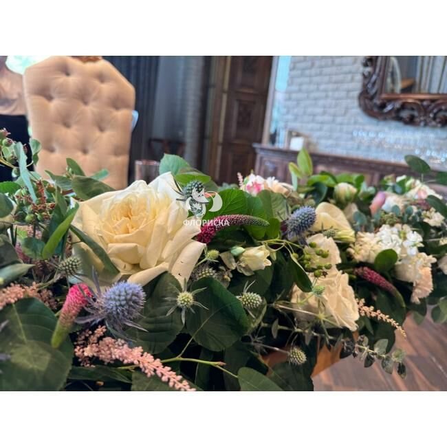 Свадебная композиция на стол &laquo;Гранат&raquo;