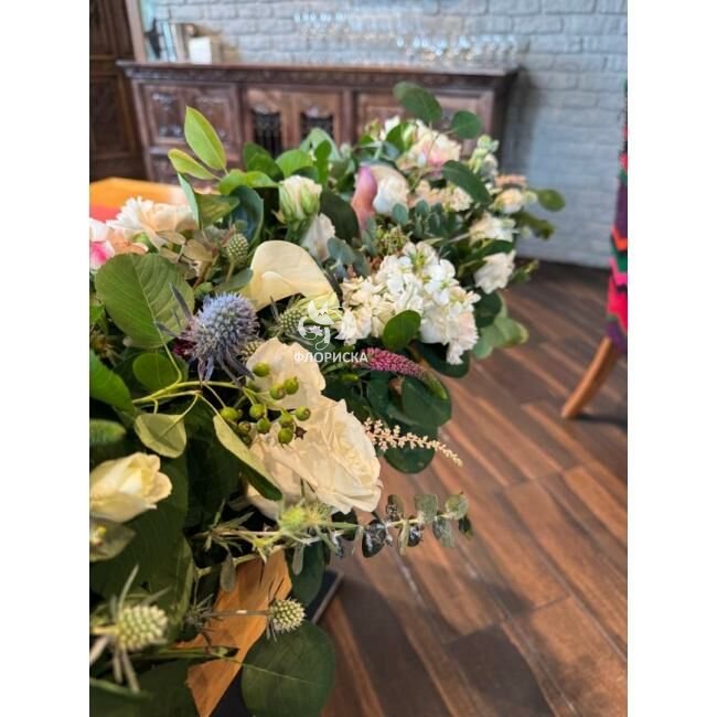 Свадебная композиция на стол &laquo;Гранат&raquo;